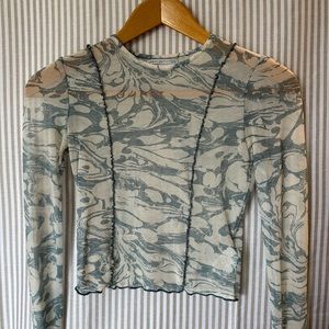 Urban Outfitters Mesh Shirt